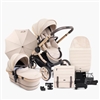 Peach 7 Pushchair and Carrycot - Complete Bundle Biscotti