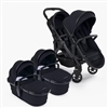 iCandy Peach 7 Pushchair and Carrycot - Twin Black Edition