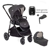 Joie Versatrax Shale Travel System with Maxi Cosi Cabriofix i-size and Isofix Base