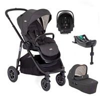 Joie Versatrax Shale Travel System with Joie I-Snug & Base