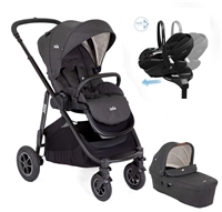 Joie Versatrax Shale Travel System with Maxi Cosi Pebble PRO 360 and Familyfix  PRO 360