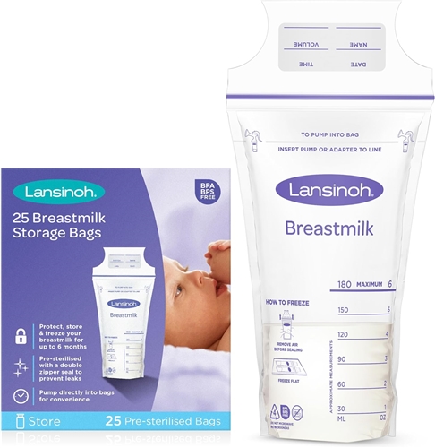Lansinoh Breastmilk Storage Bags 25 pack