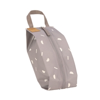 Lassig Insulated Pouch - Blocks taupe