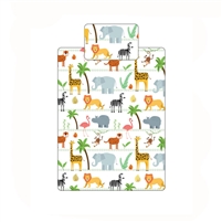 Little Bubz Toddler/Cot Bed Duvet Cover Set - Safari