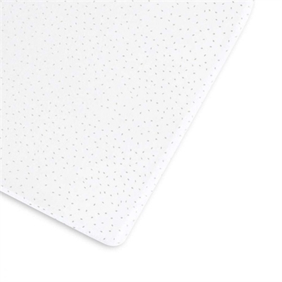 Little Green Sheep Organic Cot & Cot Bed Fitted Sheet - White Rice