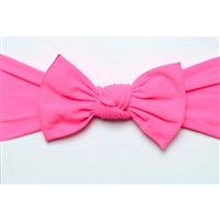 Little Bow Pip - Neon Pink Pippa Bow Small