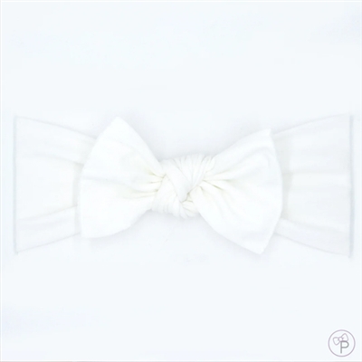 Little Bow Pip - White Pippa Bow Medium