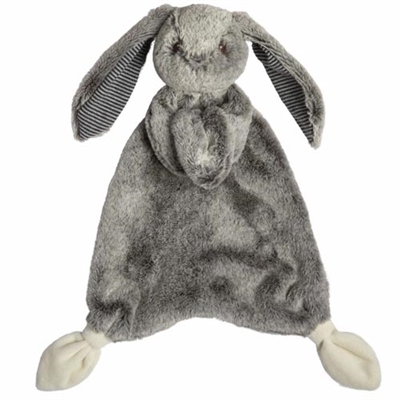 Mary Meyer Silky Grey Bunny Lovey Comforter
