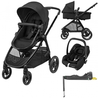 Maxi Cosi Zelia Luxe Travel System Package - Black Twillic