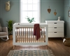 Obaby Maya Mini 2 Piece Room Set - White with Natural