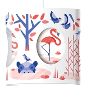 Moving Pictures Flamingo Rotating Lampshade