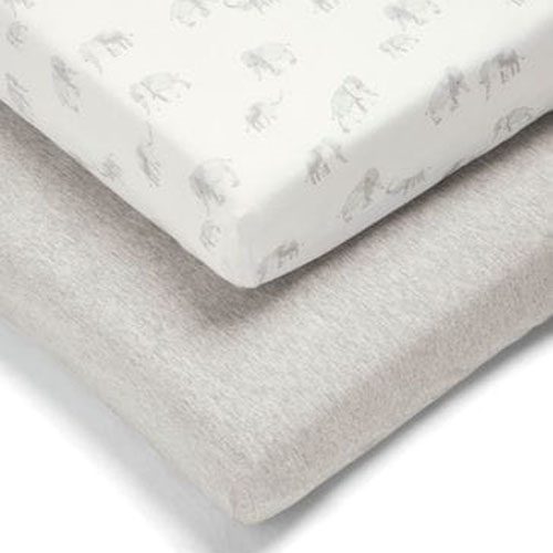 Mamas & Papas Elephant Fitted Cot Bed Sheets