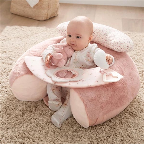 Mamas & Papas Welcome to the World Sit & Play Bunny Interactive Seat Pink