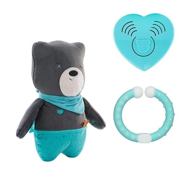 MyHummy Baby Bear Sleep Aid Matt Grey with Sleep Sensor