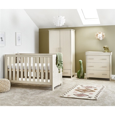 Obaby Nika 3 Piece Room Set â€“ Oatmeal