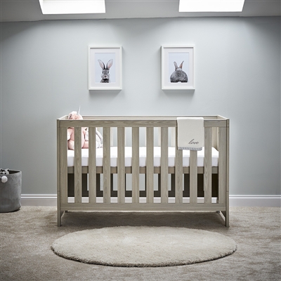 Obaby Nika Cot Bed - Grey Wash