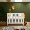 OBaby Nika Mini Cot Bed - White Wash