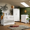 OBaby Nika Mini 3 Piece Room Set - White Wash