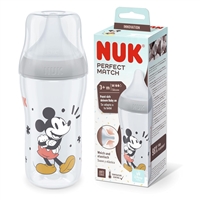 Nuk Feeding Bottle - Perfect Match - 260 mL - Mickey Mouse - Size M 3m+