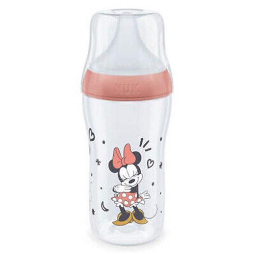 Nuk Feeding Bottle - Perfect Match - 260 mL - Minnie Mouse - Size M 3m+