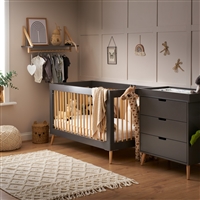 Obaby Maya Scandi 2 Piece Room Set â€“ Slate