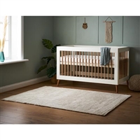 Obaby Maya Cot Bed White with Natural