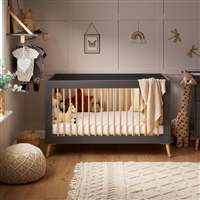 Obaby Maya Cot Bed Slate with Natural