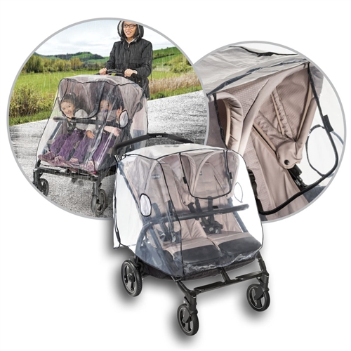 Reer Side by Side Double Stroller Raincover