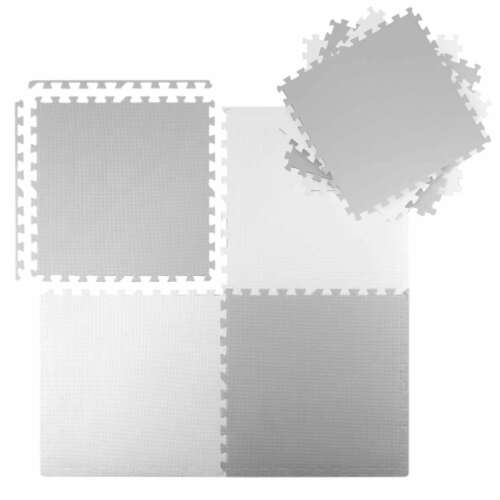 Ricokids Foam Puzzle 4pcs White & Grey