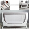 Shnuggle Air Bedside Crib Complete Bundle with Conversion Kit and Mattress Dove Grey ex DISPLAY