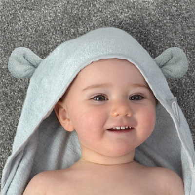 Shnuggle Wearable Baby Towel with Ears Grey