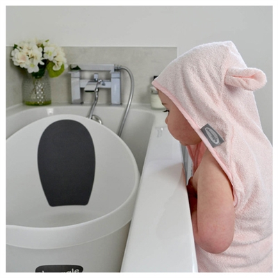 Shnuggle Wearable Baby Towel with Ears Pink