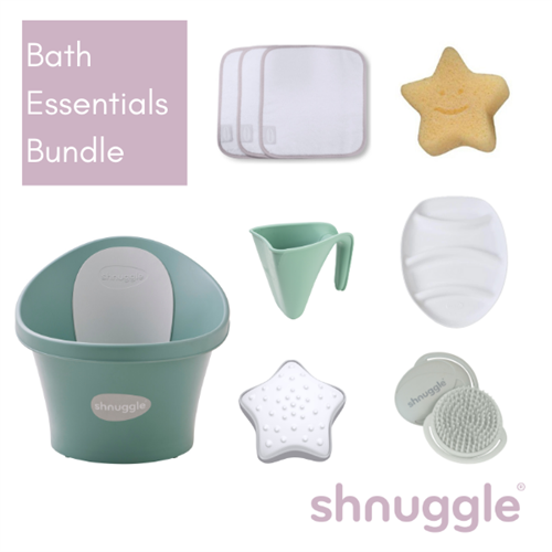 Shnuggle Baby Bath Bundle Eucalyptus