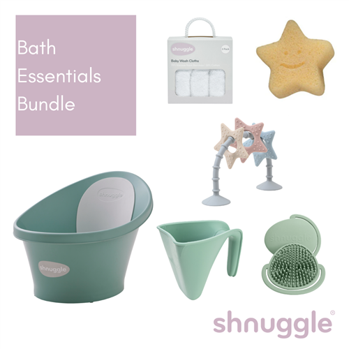 Shnuggle Baby Bath Bundle Eucalyptus