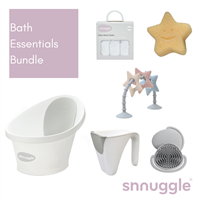 Shnuggle Baby Bath Bundle White