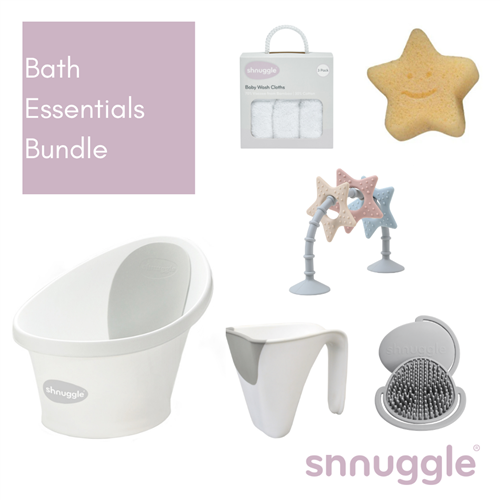 Shnuggle Baby Bath Bundle White