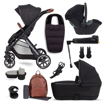 Silver Cross Reef Orbit + First Bed Folding Carrycot Ultimate Travel System Bundle
