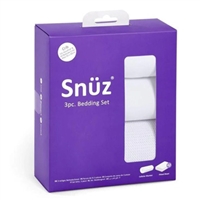 Snuz 3pc Crib Bedding Set â€“ White