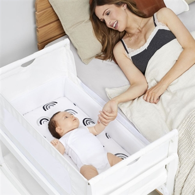 SnuzPod4 Bedside Crib White