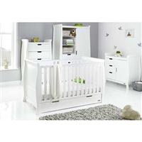 Obaby Stamford Classic 4 Piece Room Set White