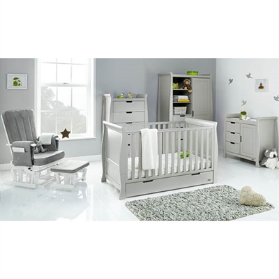 Obaby Stamford Classic 5 Piece Room Set Warm Grey