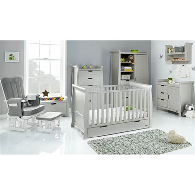 Obaby Stamford Classic 7 Piece Room Set Warm Grey