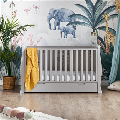 Obaby Stamford Classic Cot Bed Warm Grey