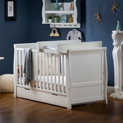 Obaby Stamford Cot Bed White