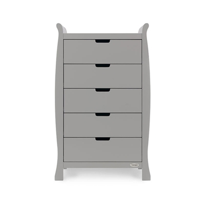 Obaby Stamford Tall Chest of Drawers Warm Grey