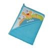 Tega Hooded Bath Towel Monsters Blue 100x100cm