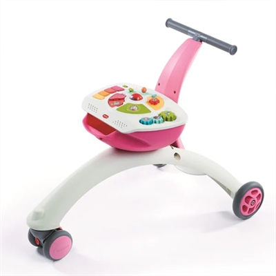 Tiny Love 5 in 1 Tiny Rider Walk Behind & Ride On Pink