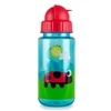 Tum Tum Flip Top Kids Water Bottle with Straw, Bugs 400ml