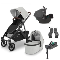 Uppababy Vista V2 Anthony Travel System With Joie i-Snug 2 Car Seat & i-Snug 2  Base