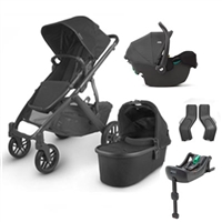 Uppababy Vista V2 Jake Travel System With Joie i-Snug 2 Car Seat & i-Snug 2  Base